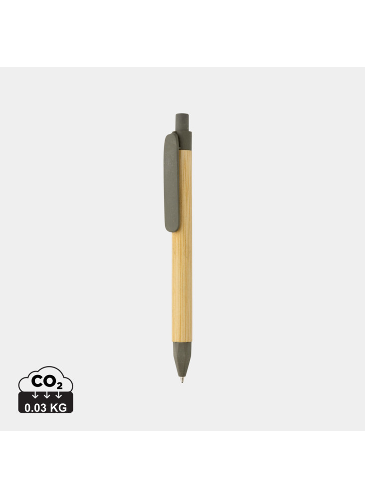Stylo écriture responsable avec baril en papier recyclé