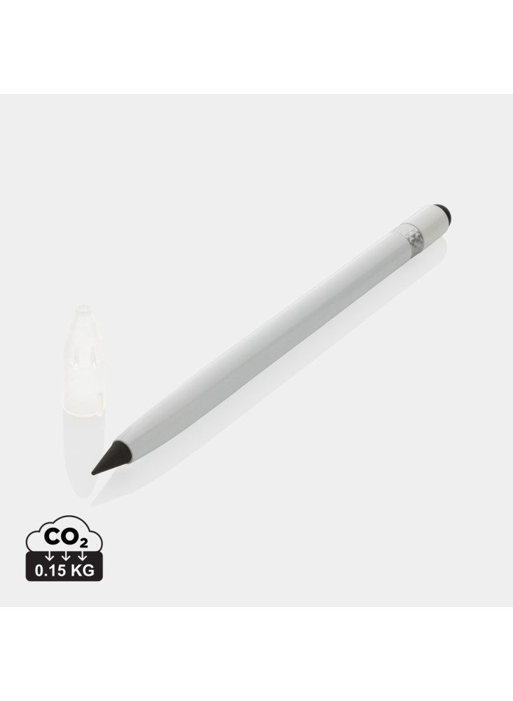 Crayon infini en aluminium avec gomme