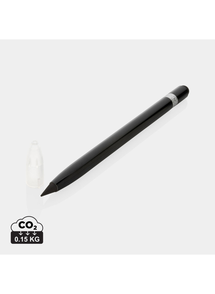 Crayon infini en aluminium avec gomme