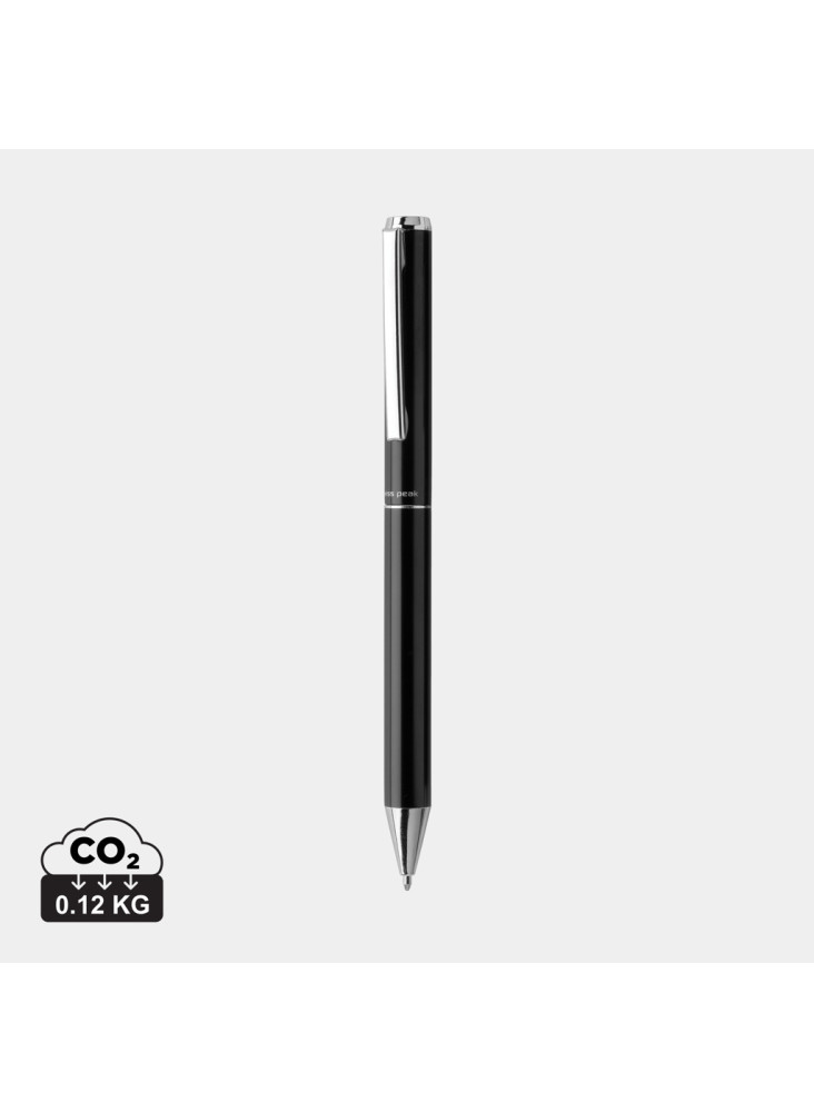 Stylo en aluminium recyclé certifié RCS Swiss Peak Cedar
