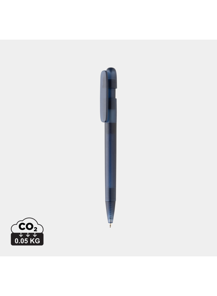 Stylo transparent en ABS recyclé et certifié GRS Devin