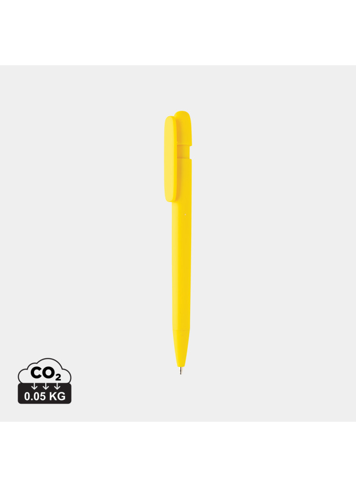 Stylo couleur uni en ABS recyclé et certifié GRS Devin