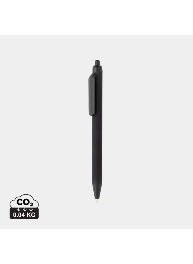 Stylo avec finition gomme en ABS recyclé certifié GRS Tide
