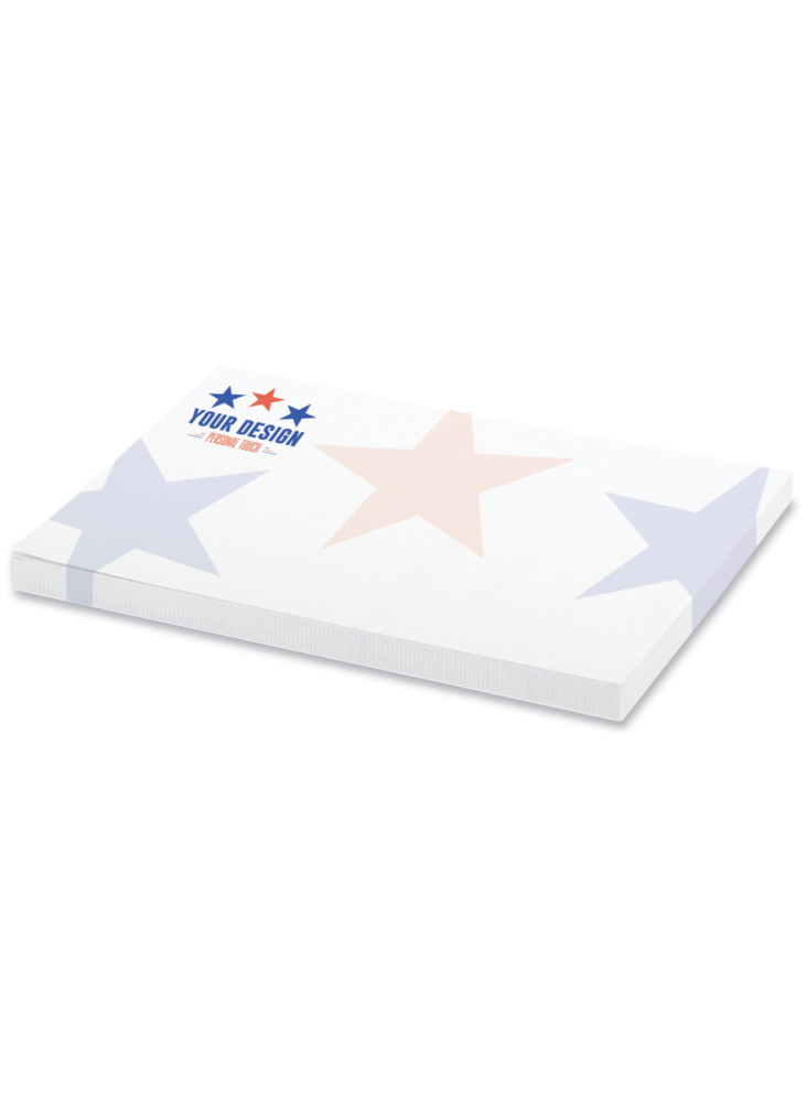 100 feuilles Repositionnables, 100x72mm, quadrie.
