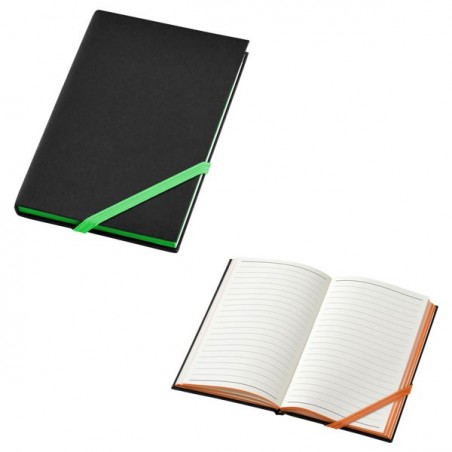 Bloc-notes A5 avec élastique sur un coin personnalisable