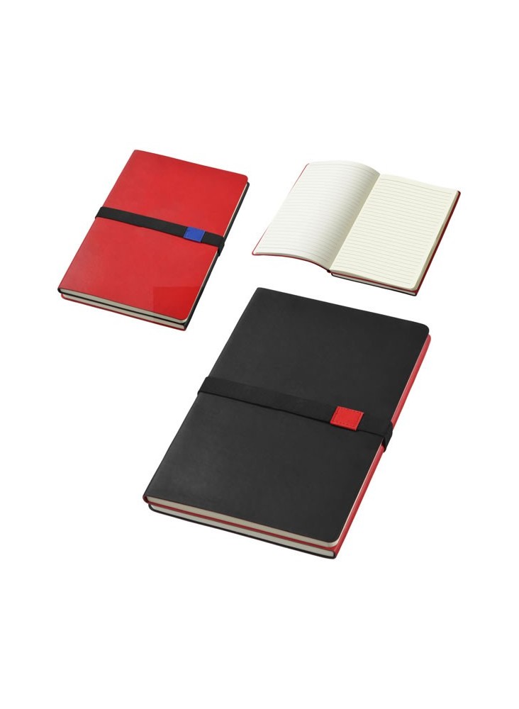 Bloc-notes 2 en 1 avec élastique de fermeture personnalisable