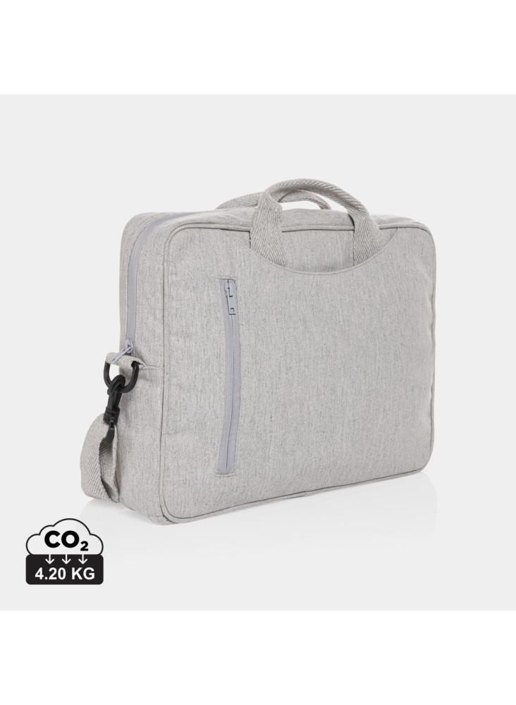 Sacoche ordinateur 15,4'' en coton recyclé AWARE™ Laluka