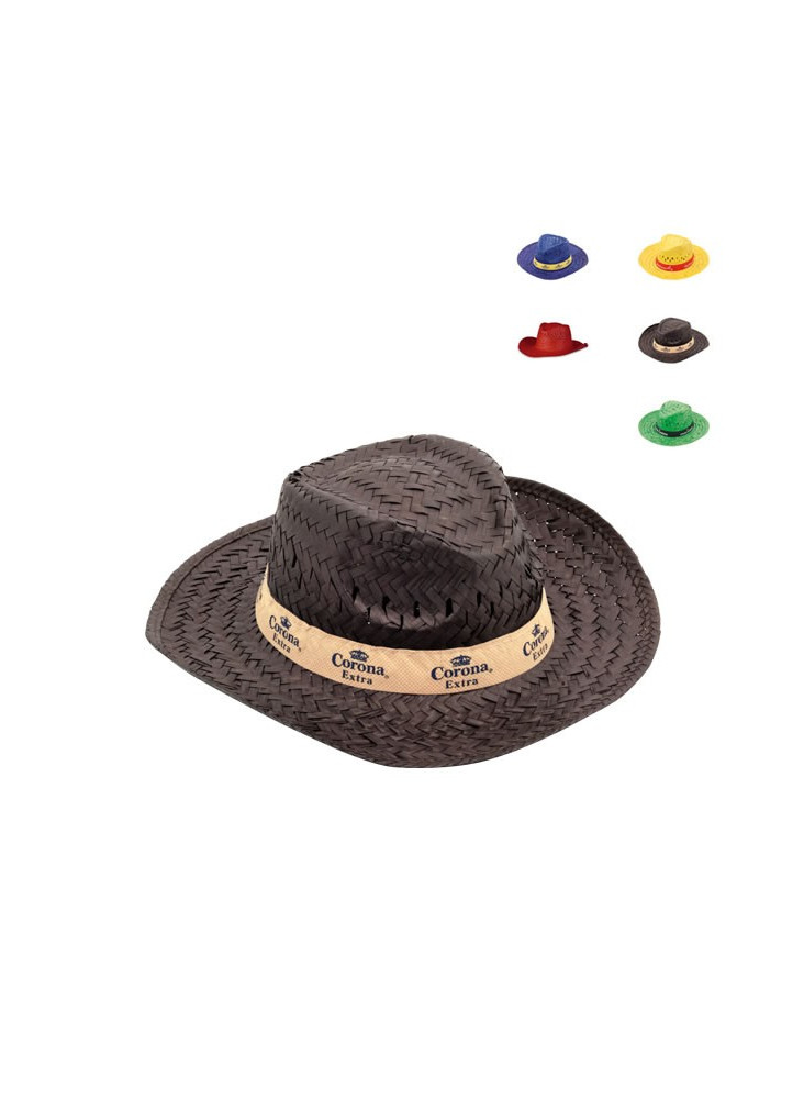 Chapeau western avec bandeau personnalisable