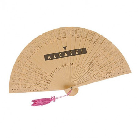 Eventail Bois Madera publicitaire