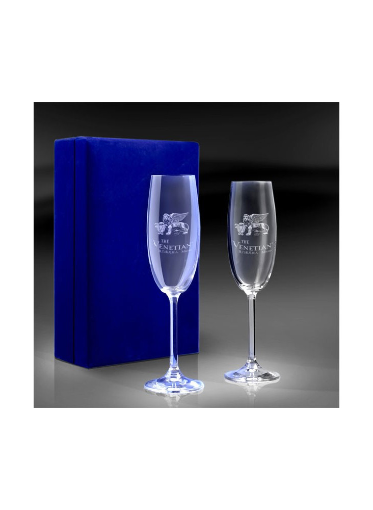 Coffret verre à vin personnalisable en gravure laser