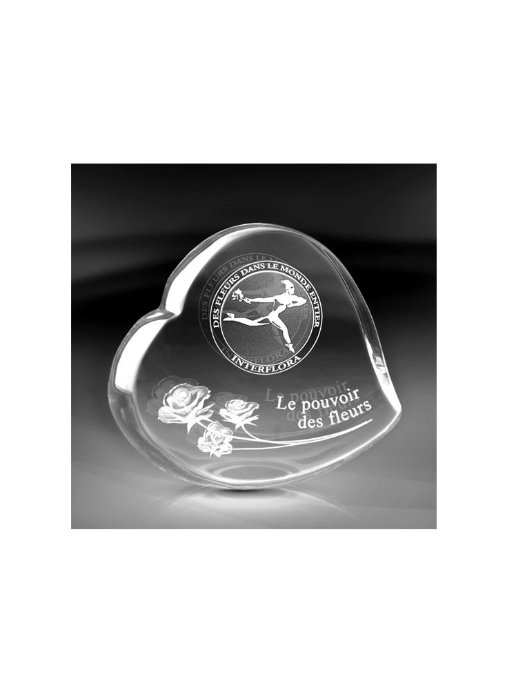 Trophée Coeur + Gravure personnalisable
