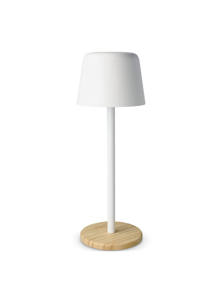 Lampe de table Solis à intensité variable avec pied en bambou