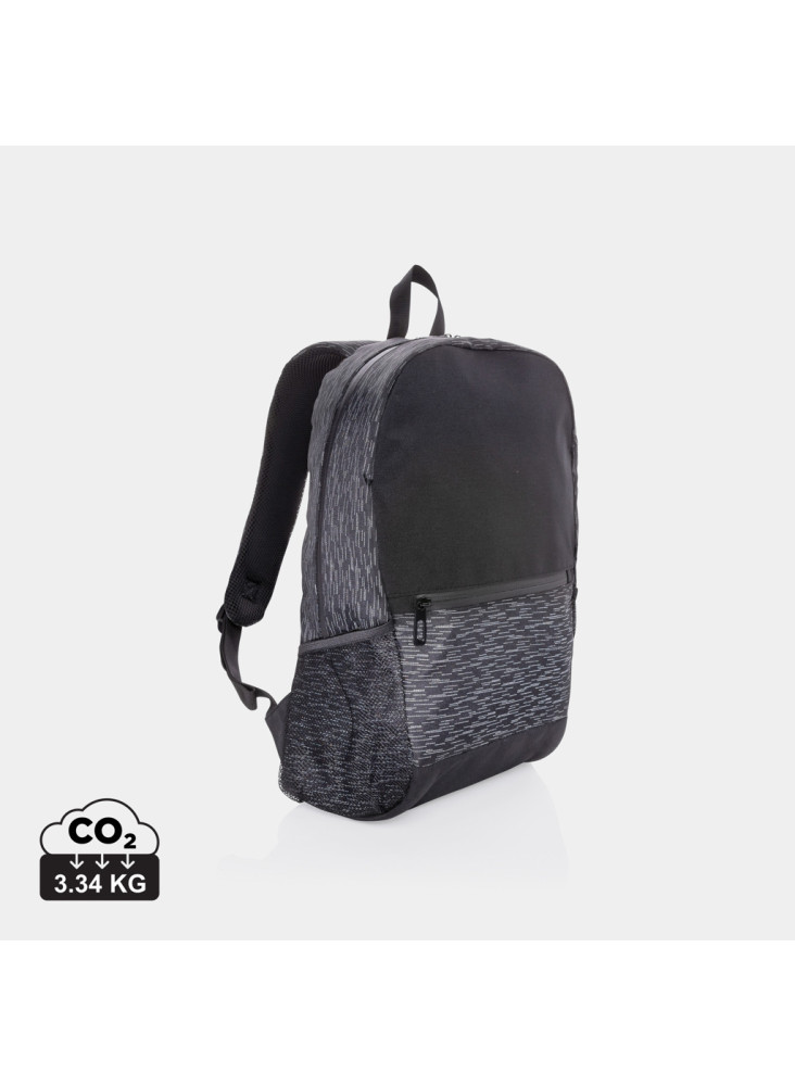 Sac à dos réfléchissant pour ordinateur portable en RPET
