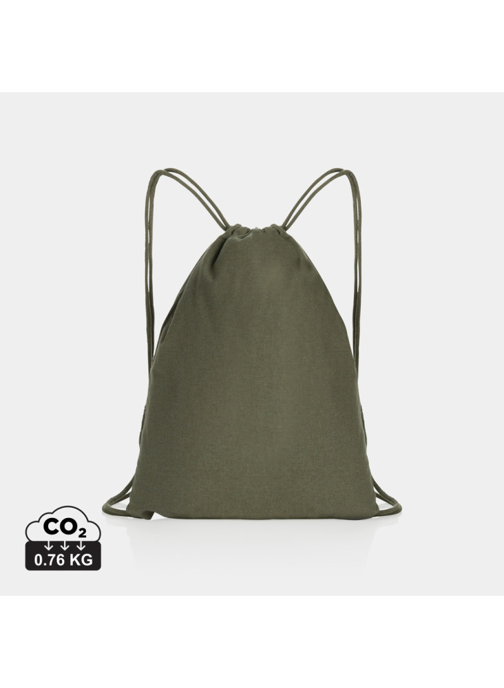 Sac à dos cordelettes en coton recyclé 145 gr Impact AWARE™