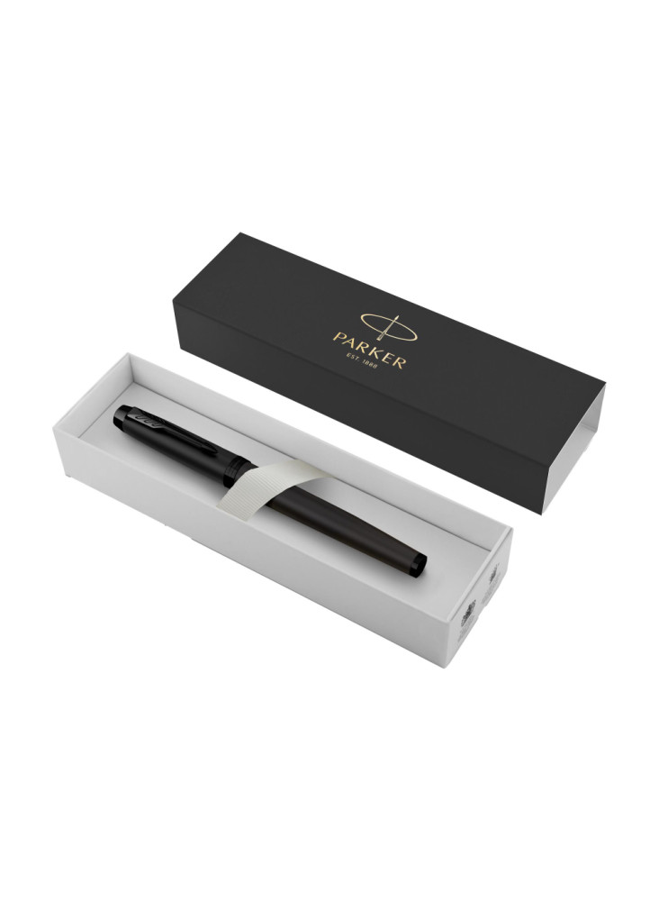 Stylo roller Parker IM Achromatic | Encre noire