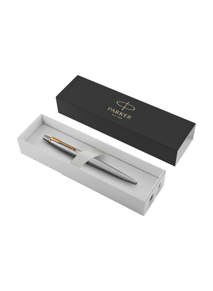 Stylo bille Parker Jotter | Acier recyclé | Encre bleue
