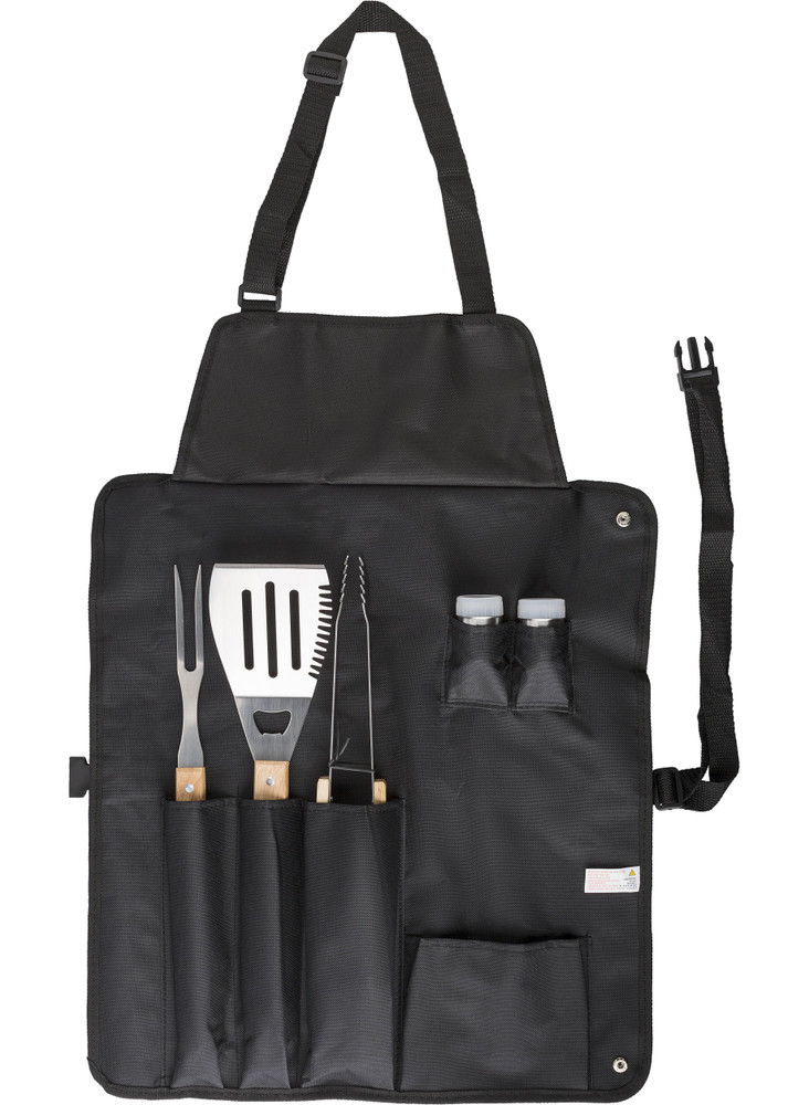 Set barbecue Hugo | Inox | Tablier