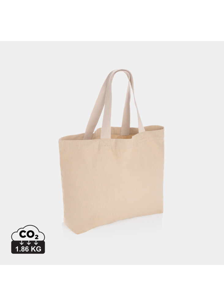 Grand sac tote en toile 240 g/m² recyclée non teintée Aware™
