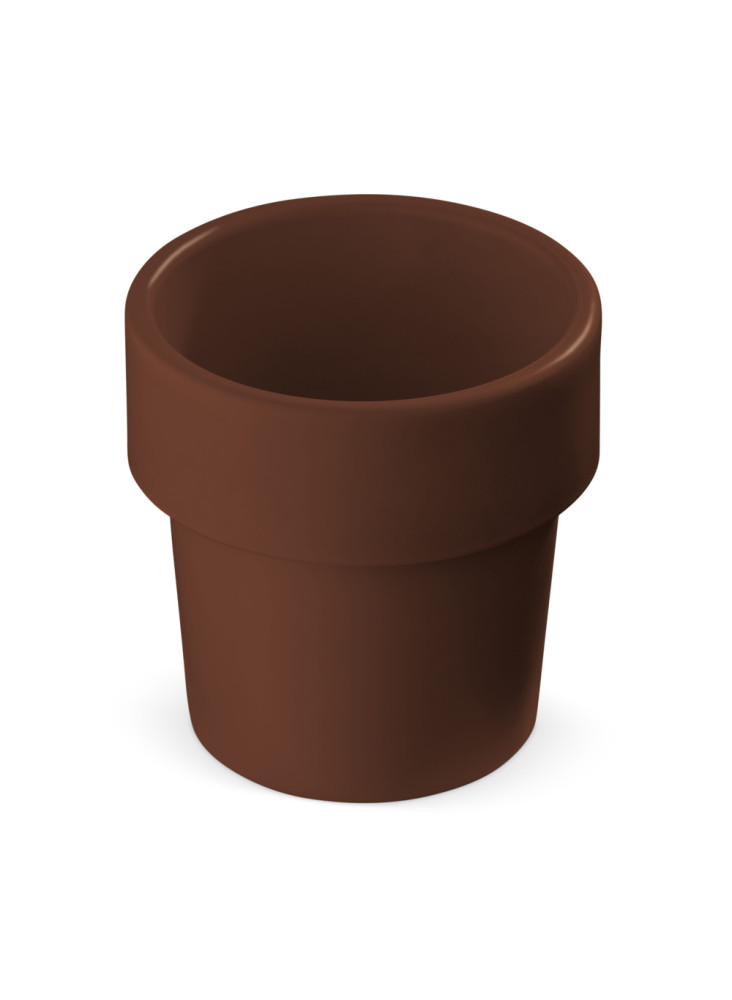 Tasse à café hot-but-cool avec graines de tomate cerise