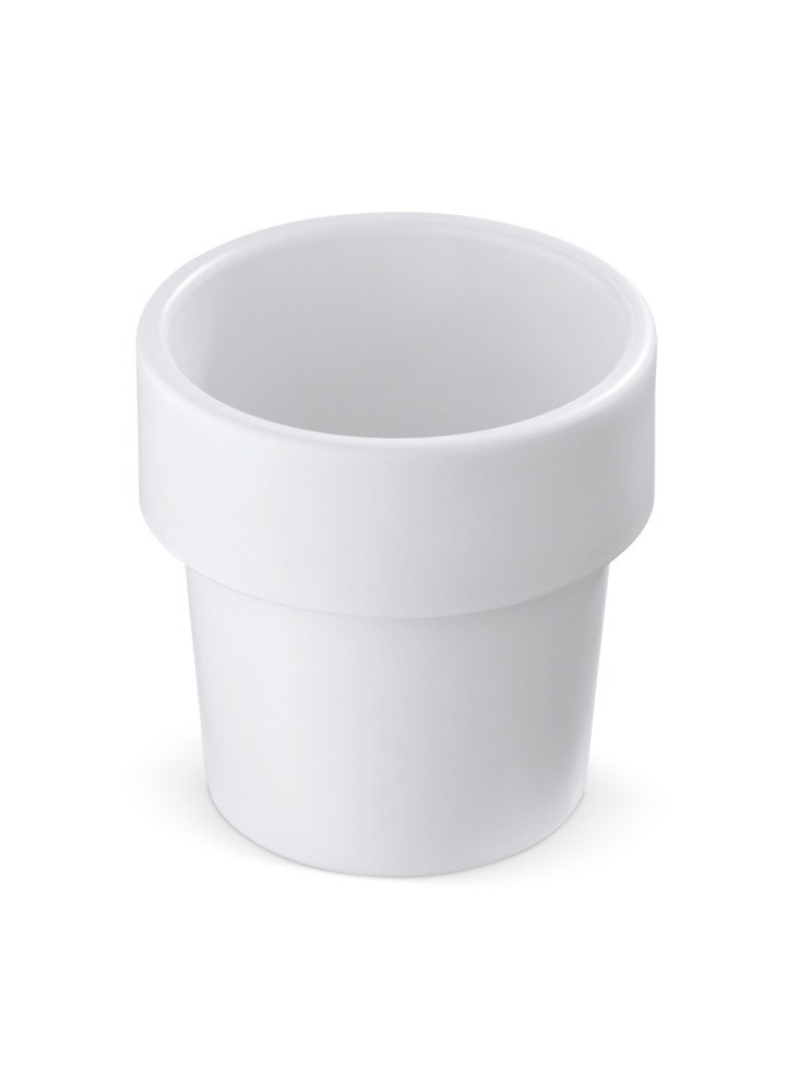 Tasse à café hot-but-cool avec graines de basilique