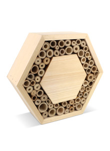 Ruche en bois FSC hexagonal