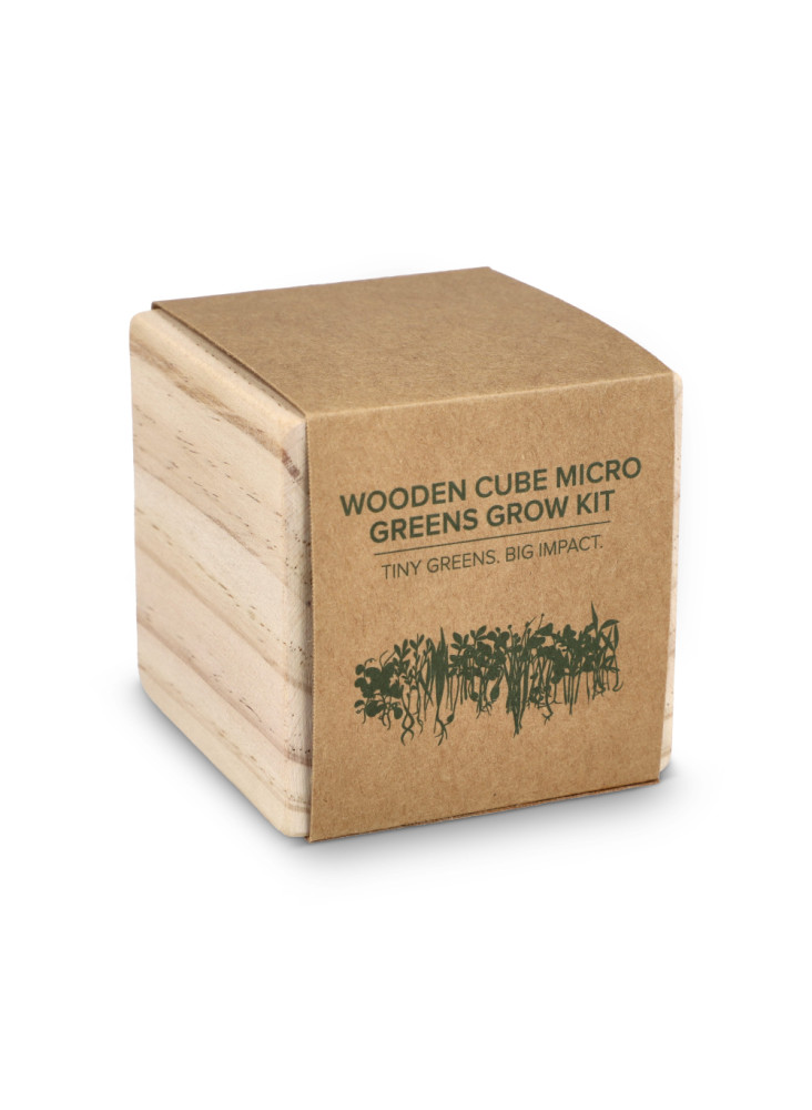 Ensemble de jardinières en bois FSC - Micro-pousses