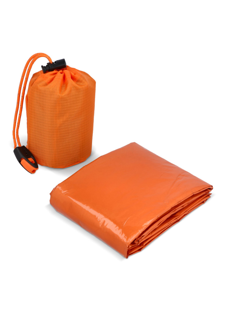 Poncho thermique 2-en-1 pour la survie en plein air