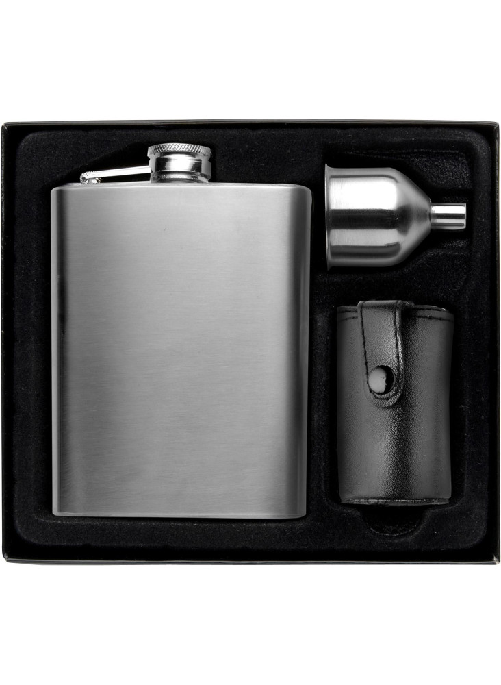 Set flasque Brittany | Inox 304 | 220 ml | 4 tasses