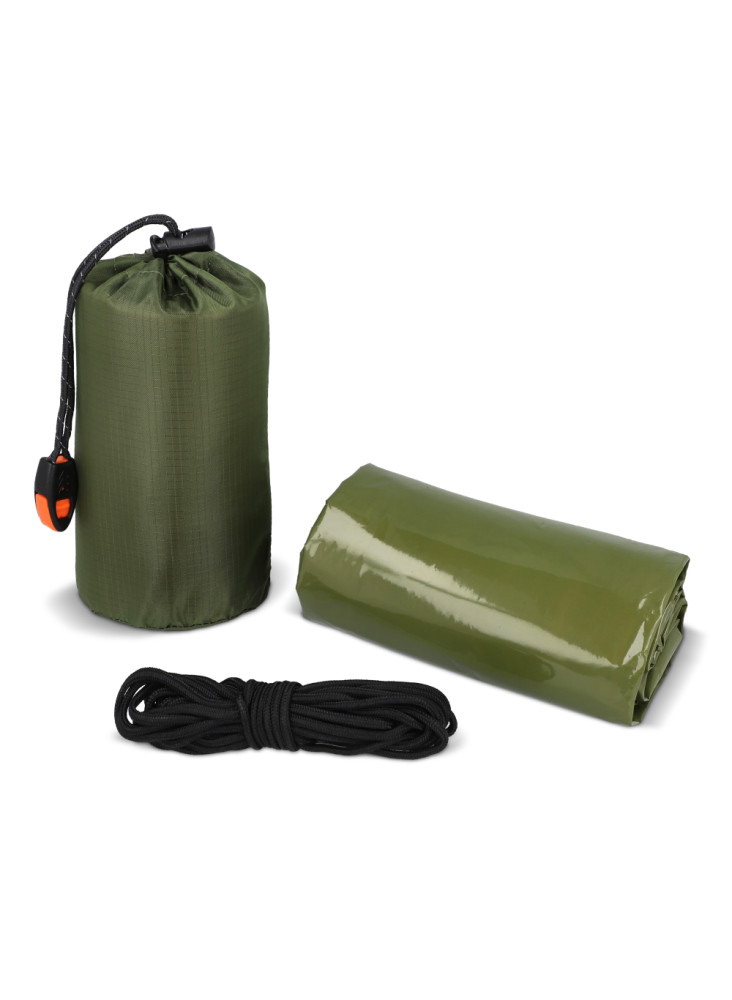 Tente d'urgence compacte pour la survie en plein air