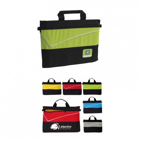 Porte-documents bicolore