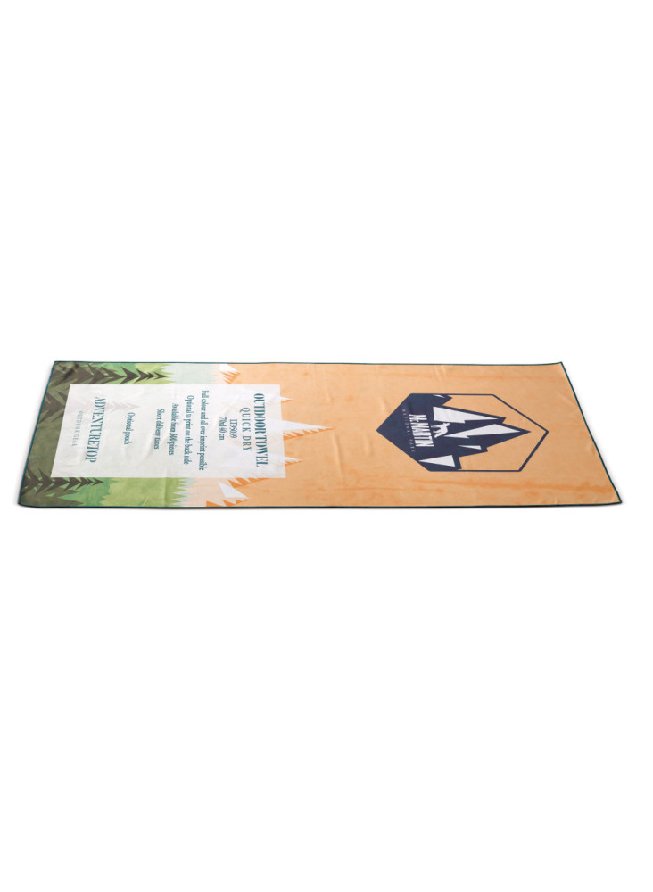 Serviette de toilette à séchage rapide 700x1400mm en quadri