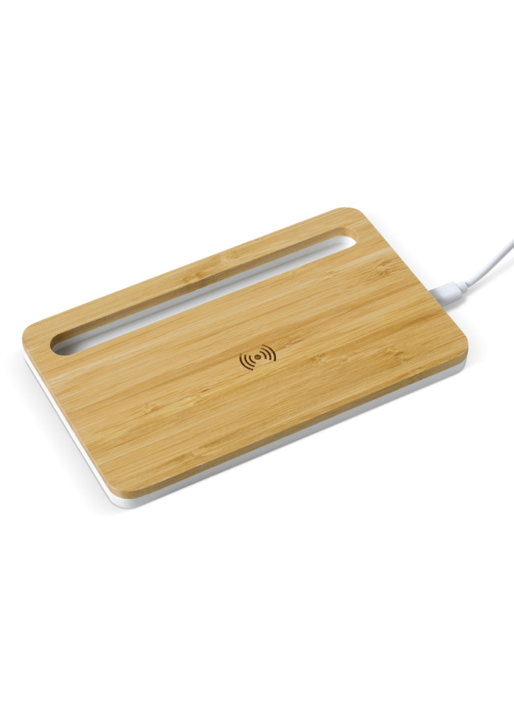 Chargeur sans fil en bambou 5W
