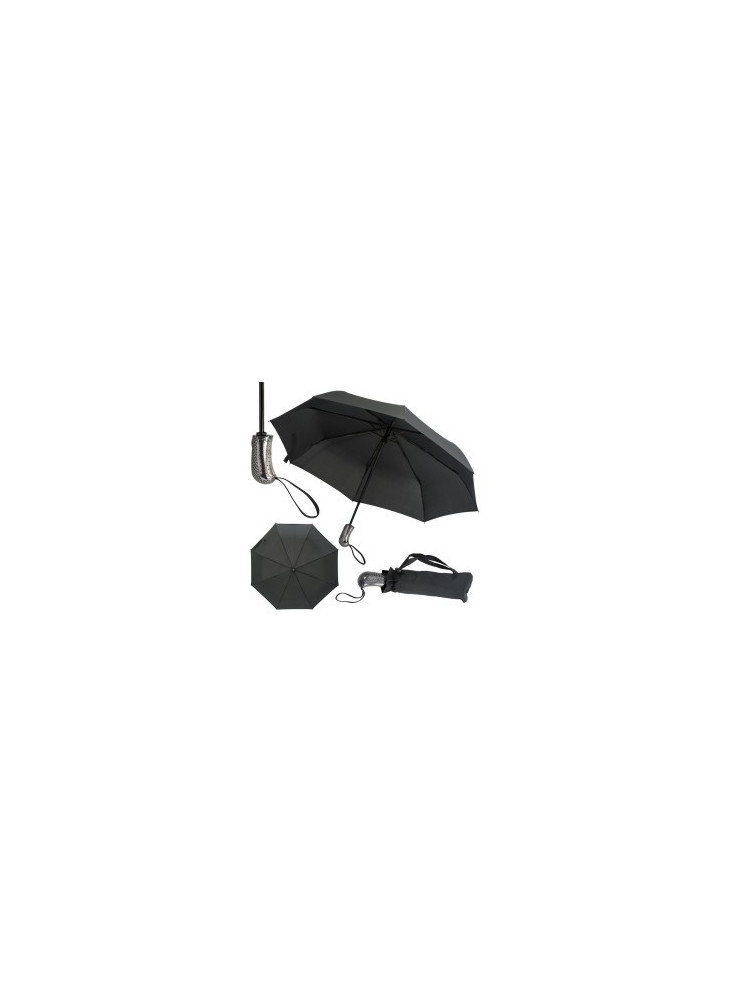 Parapluie noir pliable personnalisé  publicitaire