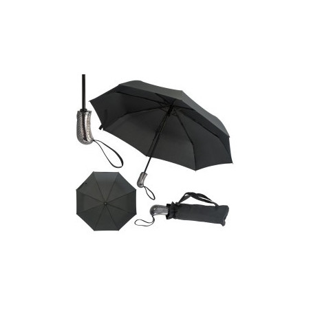 Parapluie noir pliable personnalisé