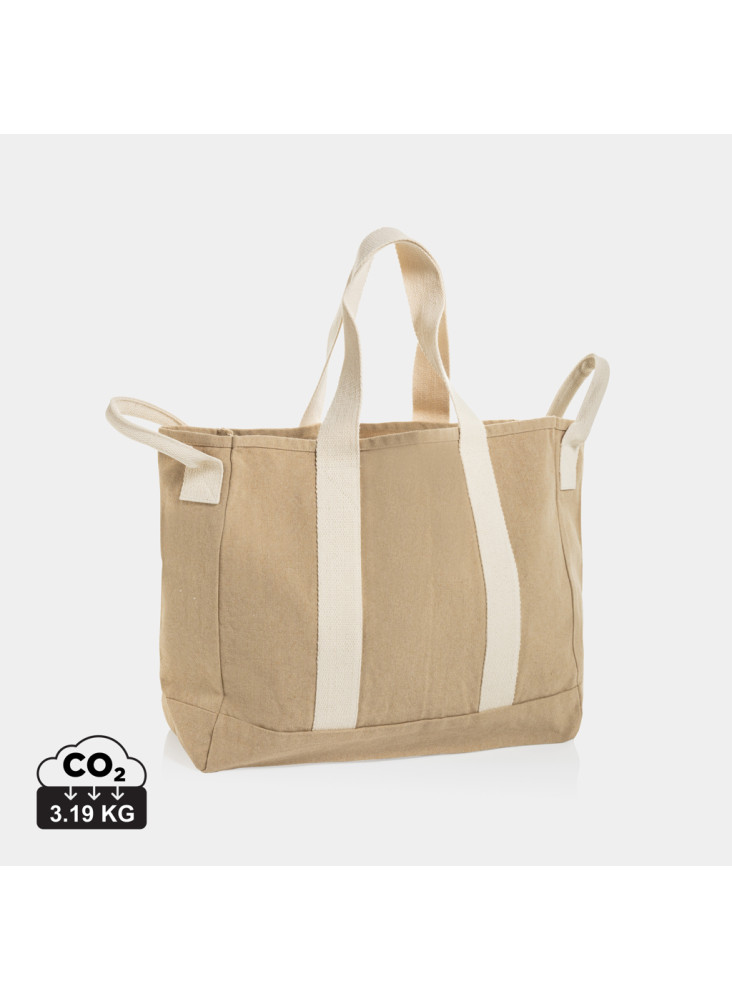 Sac de plage en toile recyclée 400g/m² BEAU AWARE™