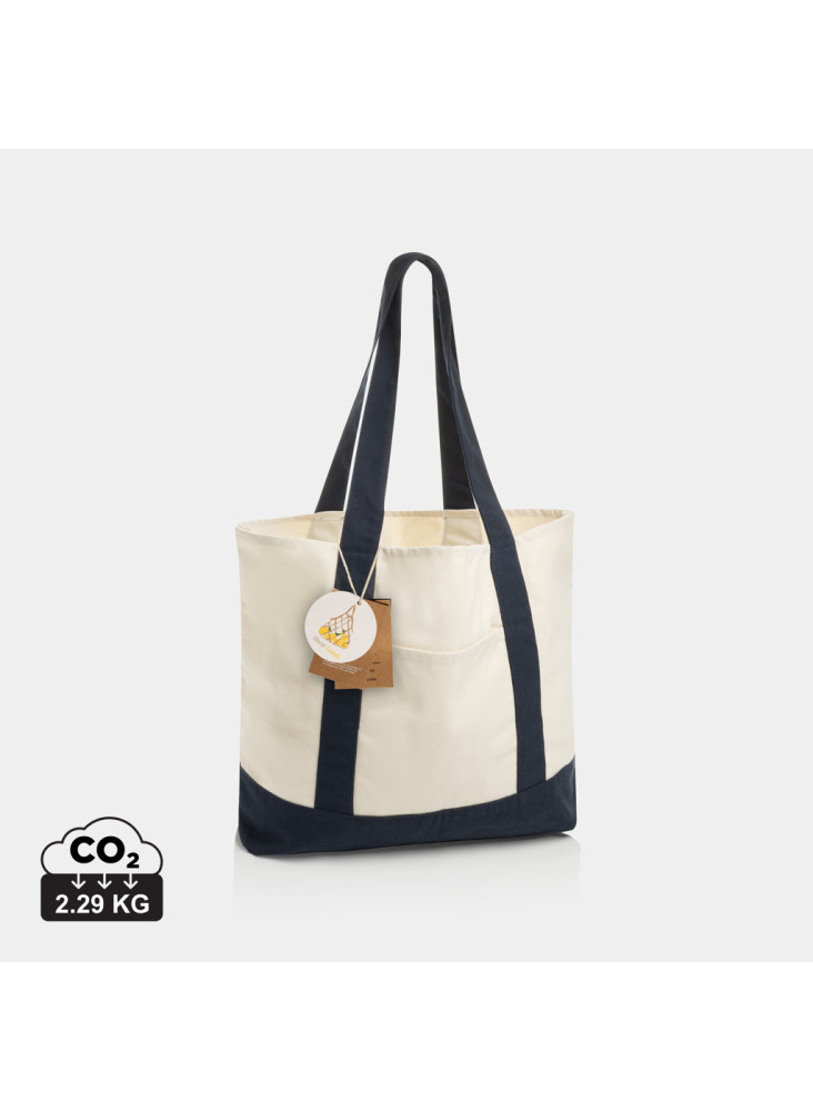 Sac cabas 350gsm en coton recyclé AWARE™ SHOP LOCAL