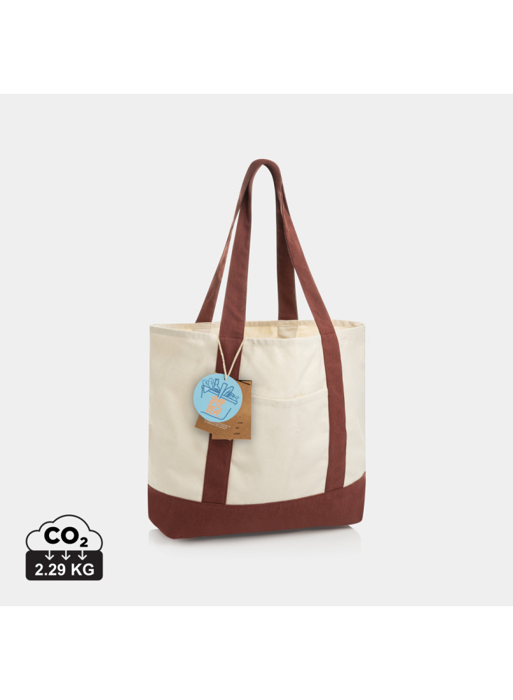 Sac cabas 350gsm en coton recyclé AWARE™ SHOP LOCAL