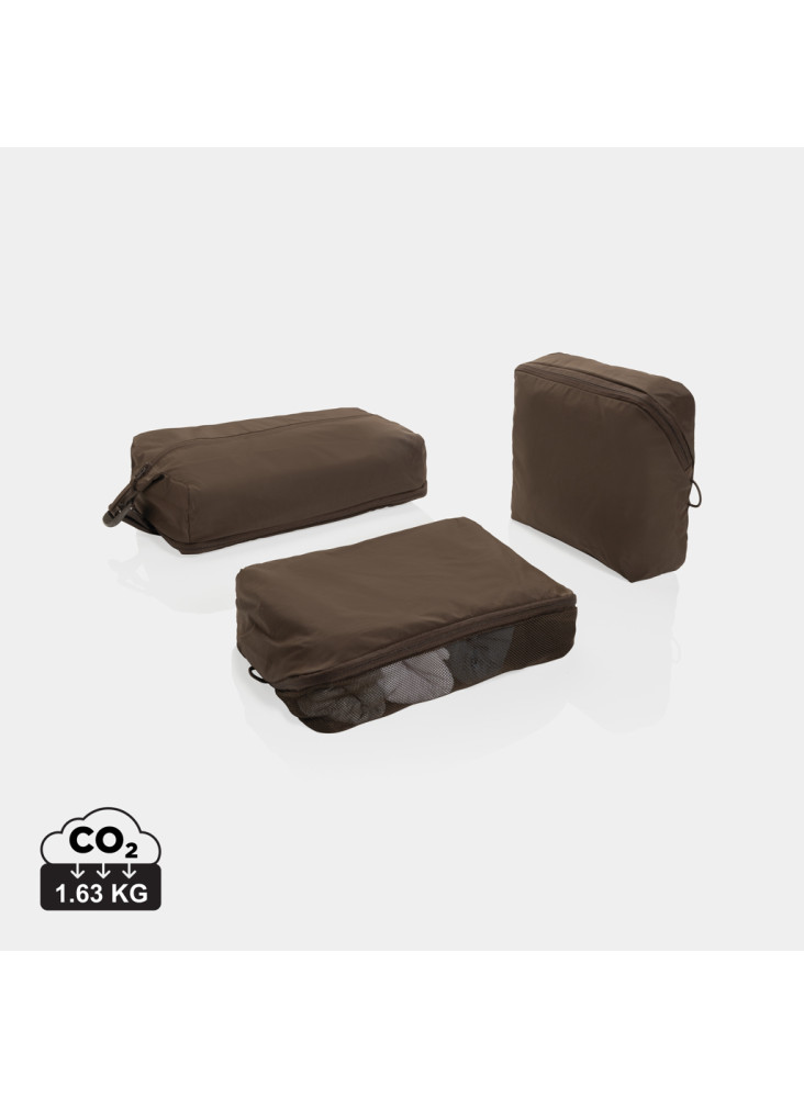 Lot de cubes de rangement en nylon recyclé RCS KENTO URBAN