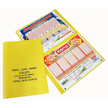 Pochette loto ou keno