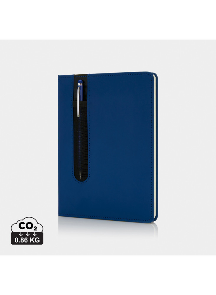 Carnet A5 à couverture rigide en PU avec Stylo tactile