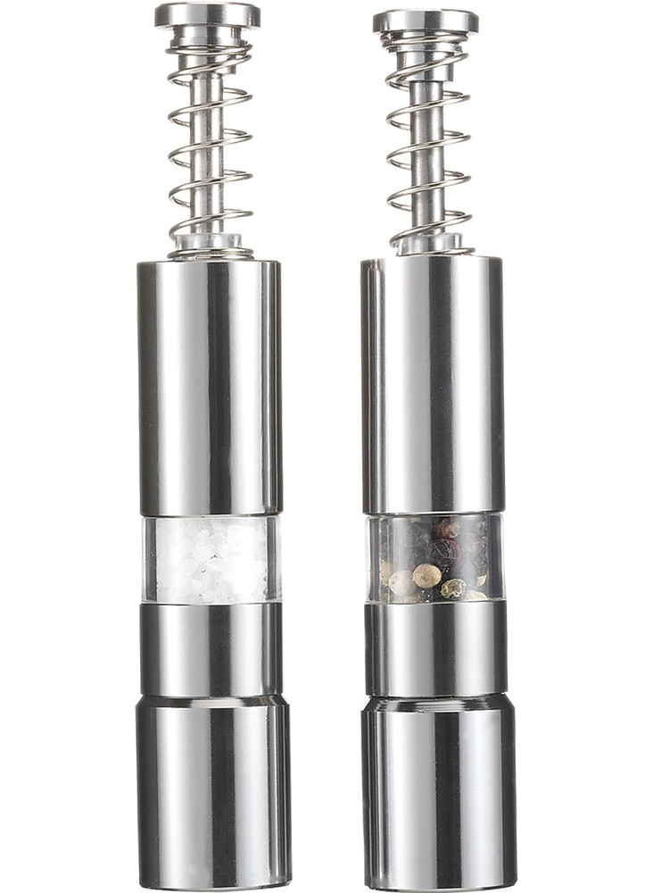 Set moulins sel et poivre Annalena | Inox | 2 pcs