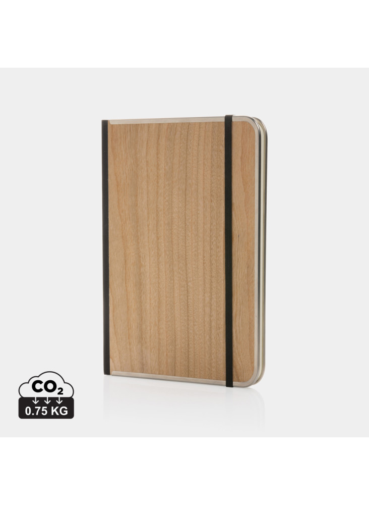 Carnet A5 couverture imprimé bois Treeline