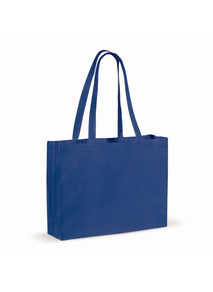 Recycled cotton bag with gusset 140g/m² 49x14x37cm