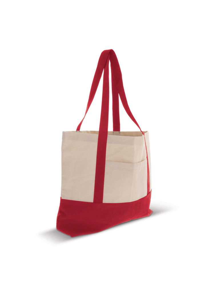 Sac de plage toile de coton OEKO-TEX® 280g/m² 42x10x30cm