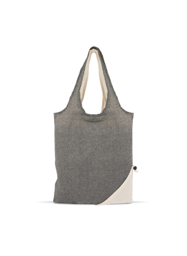 Sac à provisions Coton recyclé OEKO-TEX® 140g/m² 38x42cm
