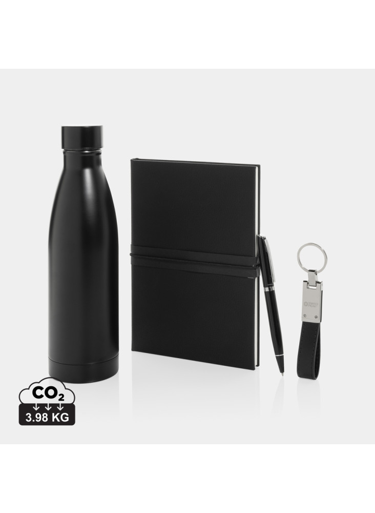 Set cadeau d'affaires luxe avec bouteille Swiss Peak