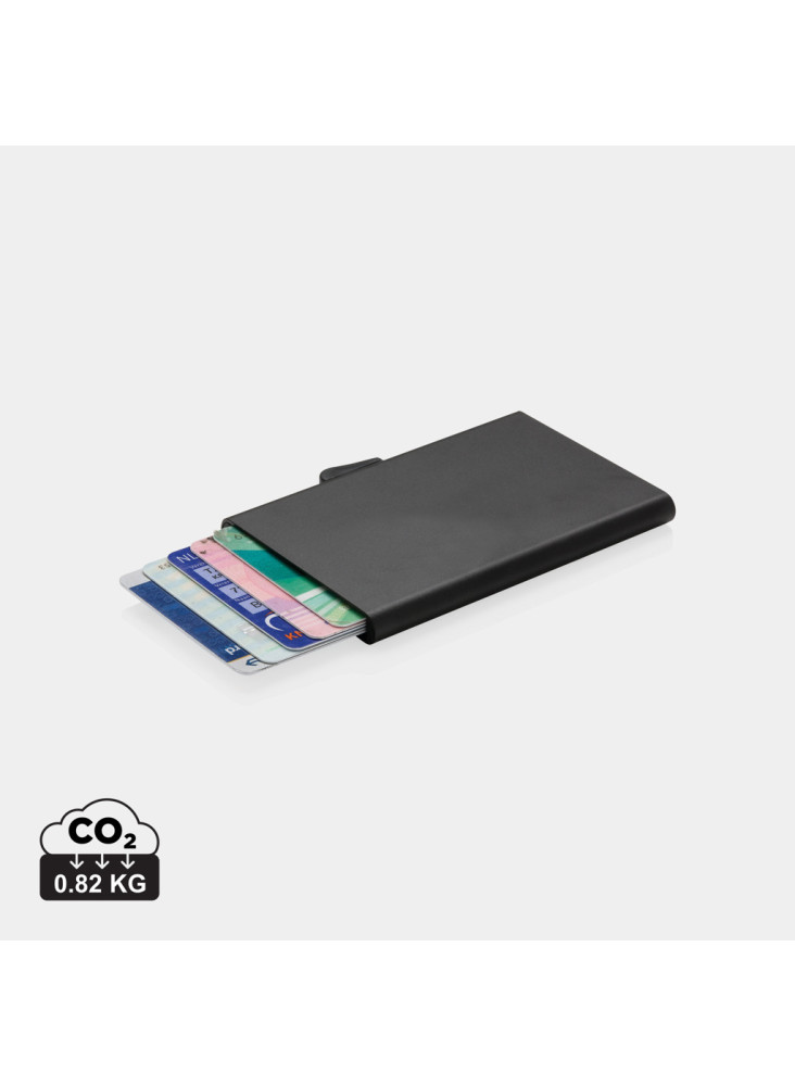 Porte-cartes en aluminium anti RFID C-Secure