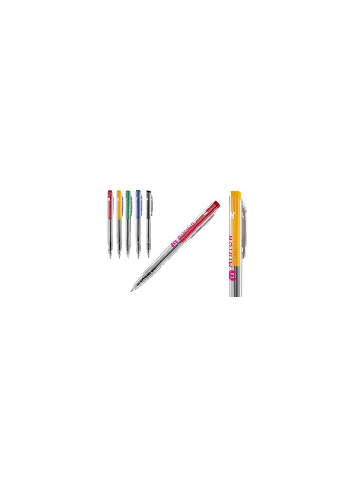 Stylo bille encre bleu marquage sur le corps publicitaire