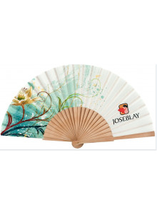 Eventail chacha publicitaire