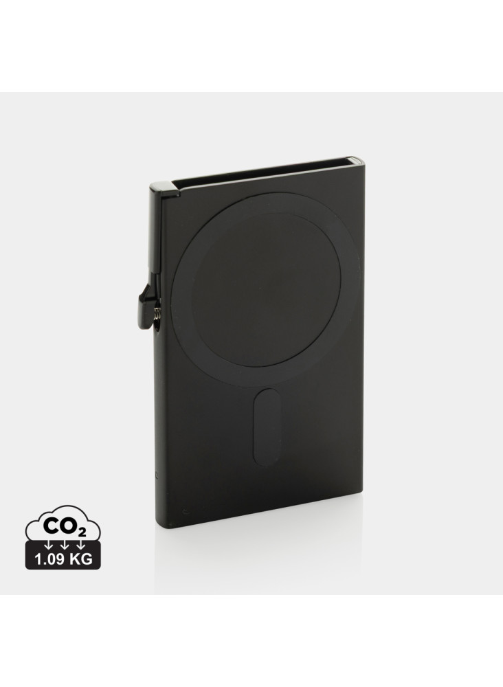 Porte-cartes magnétique pour téléphone en aluminium